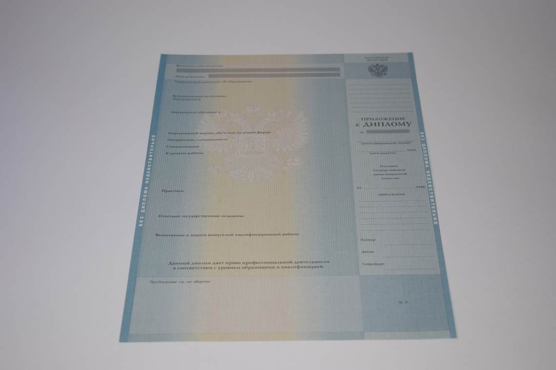 Приложение диплома Бакалавра в Батайске 2011-2013