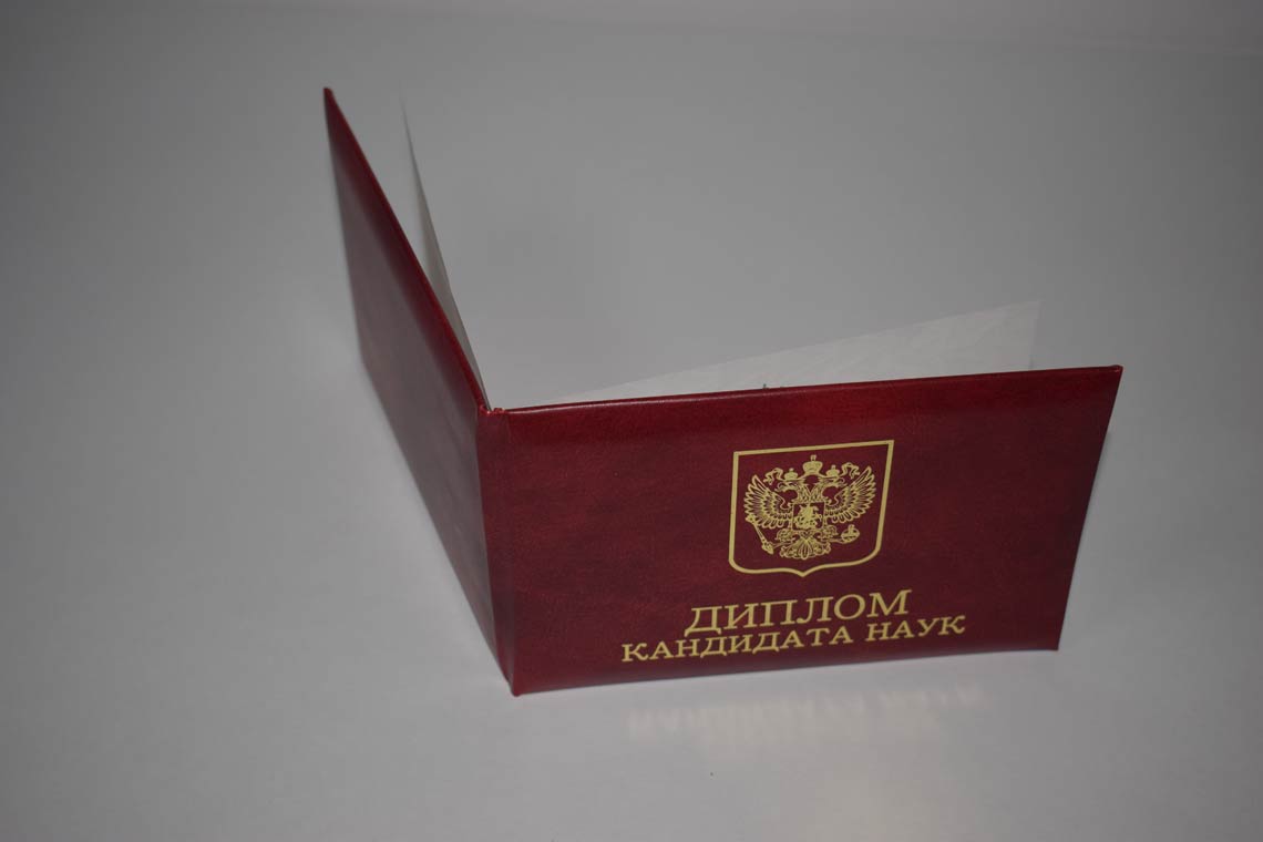 Диплом Кандидата Наук 2001-2012 в Батайске корка