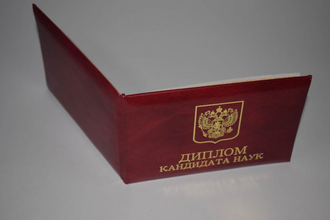 Диплом Кандидата Наук 2017-2025 в Батайске корка